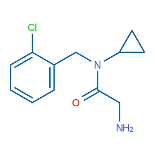 2-Amino-N-(2-chlorobenzyl)-N-cyclopropylacetamide 1g