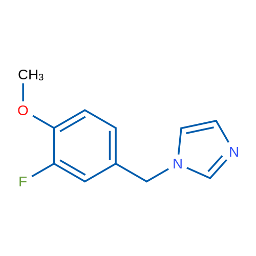 1-(3-Fluoro-4-methoxybenzyl)-1H-imidazole 1g