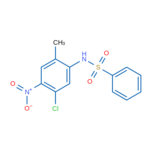 N-(5-Chloro-2-methyl-4-nitrophenyl)benzenesulfonamide 5g