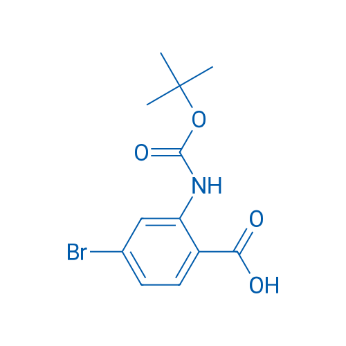 4-Bromo-2-((tert-butoxycarbonyl)amino)benzoic acid 250mg