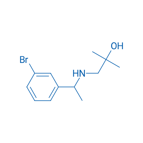 1-{[1-(3-bromophenyl)ethyl]amino}-2-methylpropan-2-ol 5g