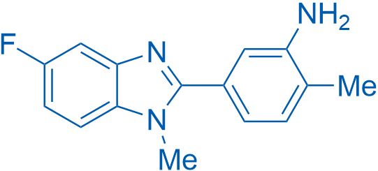 5-(5-Fluoro-1-methyl-1H-benzo[d]imidazol-2-yl)-2-methylaniline 1g