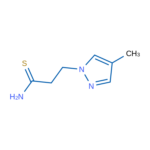 3-(4-Methyl-1H-pyrazol-1-yl)propanethioamide 1g