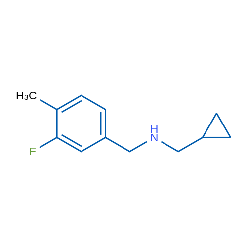 (Cyclopropylmethyl)[(3-fluoro-4-methylphenyl)methyl]amine 1g