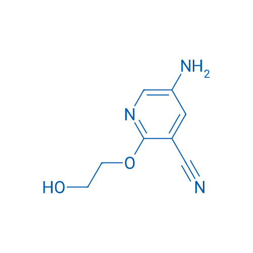 5-Amino-2-(2-hydroxyethoxy)pyridine-3-carbonitrile 1g