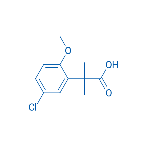 2-(5-Chloro-2-methoxyphenyl)-2-methylpropanoic acid 5g