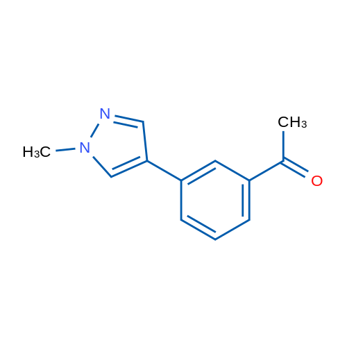 1-[3-(1-Methyl-1h-pyrazol-4-yl)phenyl]ethan-1-one 1g