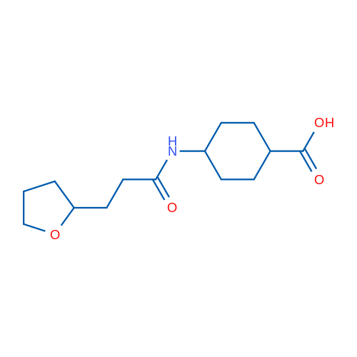 4-[3-(Oxolan-2-yl)propanamido]cyclohexane-1-carboxylic acid 1g