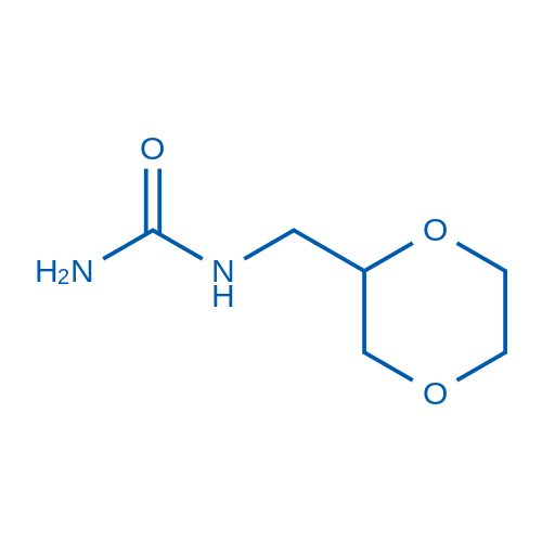 (1,4-Dioxan-2-ylmethyl)urea 100mg