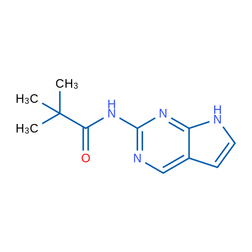 N-(7H-Pyrrolo[2,3-d]pyrimidin-2-yl)pivalamide 1g