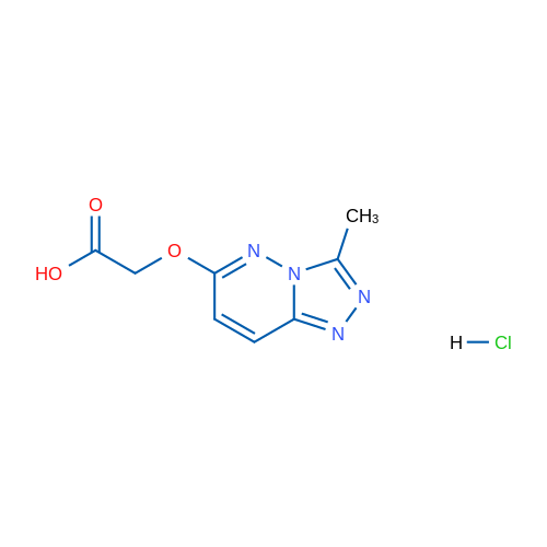 2-((3-Methyl-[1,2,4]triazolo[4,3-b]pyridazin-6-yl)oxy)acetic acid hydrochloride 5g
