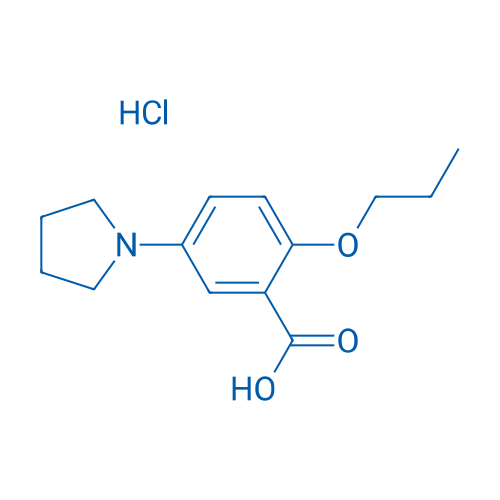 2-Propoxy-5-(pyrrolidin-1-yl)benzoic acid hydrochloride 1g