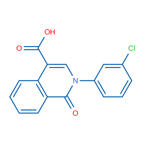 2-(3-Chlorophenyl)-1-oxo-1,2-dihydroisoquinoline-4-carboxylic acid 5g