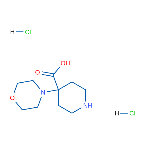 4-Morpholinopiperidine-4-carboxylic acid dihydrochloride 1g