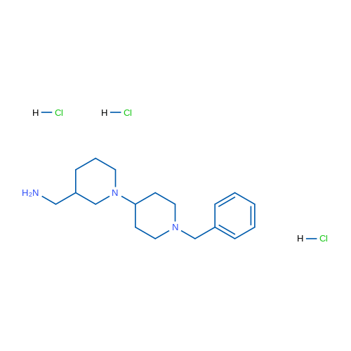 (1'-Benzyl-[1,4'-bipiperidin]-3-yl)methanamine trihydrochloride 1g