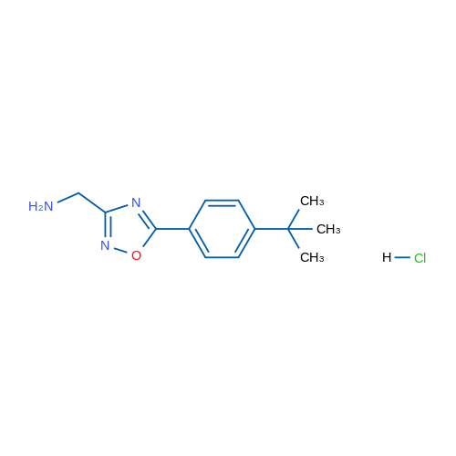 (5-(4-(tert-Butyl)phenyl)-1,2,4-oxadiazol-3-yl)methanamine hydrochloride 5g
