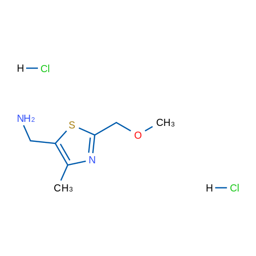 {[2-(methoxymethyl)-4-methyl-1,3-thiazol-5-yl]methyl}amine dihydrochloride 100mg