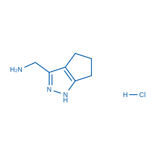 (1,4,5,6-Tetrahydrocyclopenta[c]pyrazol-3-yl)methanamine hydrochloride 250mg