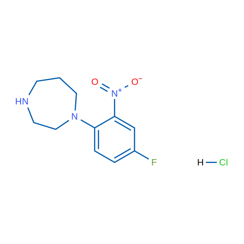 1-(4-Fluoro-2-nitrophenyl)-1,4-diazepane hydrochloride 1g