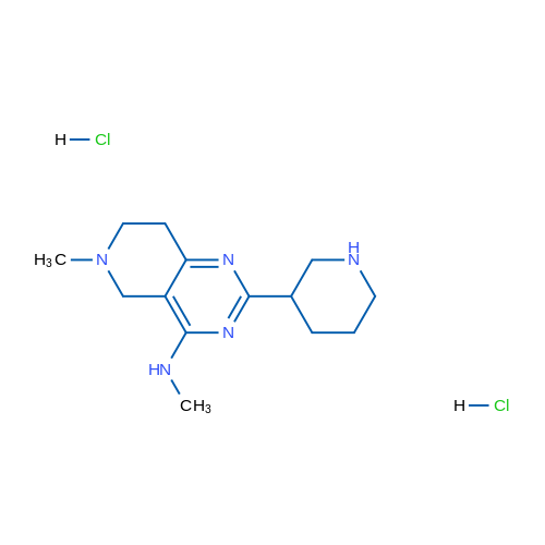 N,6-Dimethyl-2-(piperidin-3-yl)-5,6,7,8-tetrahydropyrido[4,3-d]pyrimidin-4-amine dihydrochloride 1g