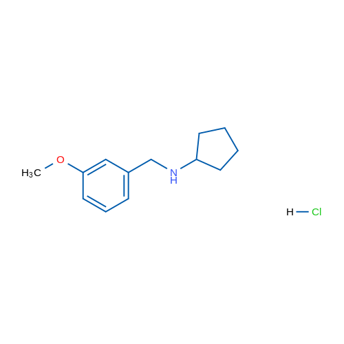 N-(3-Methoxybenzyl)cyclopentanamine hydrochloride 1g