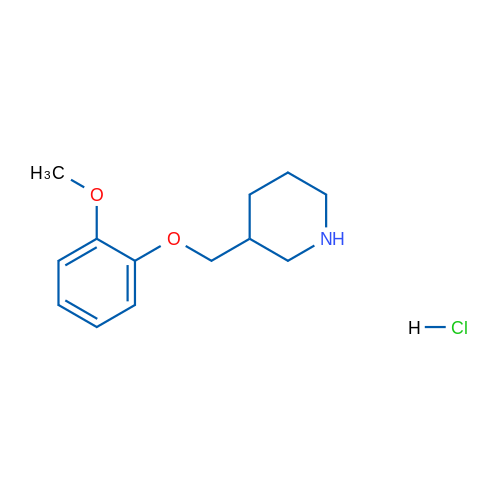 3-((2-Methoxyphenoxy)methyl)piperidine hydrochloride 5g