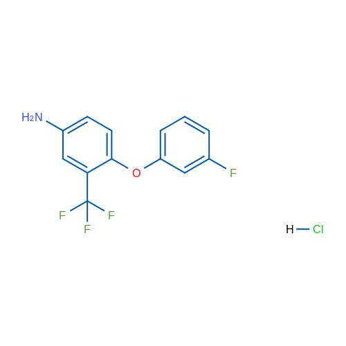 4-(3-Fluorophenoxy)-3-(trifluoromethyl)aniline hydrochloride 5g