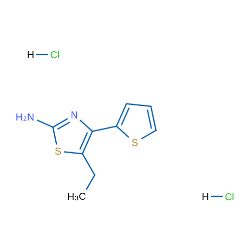 5-Ethyl-4-(thiophen-2-yl)thiazol-2-amine dihydrochloride 1g