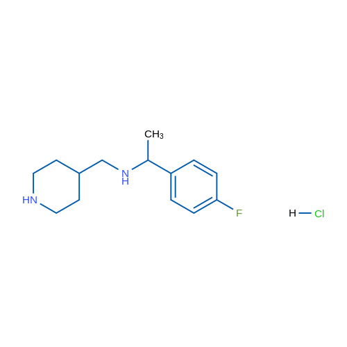 1-(4-Fluorophenyl)-N-(piperidin-4-ylmethyl)ethanamine hydrochloride 1g