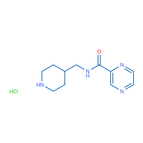 N-(Piperidin-4-ylmethyl)pyrazine-2-carboxamide hydrochloride 1g