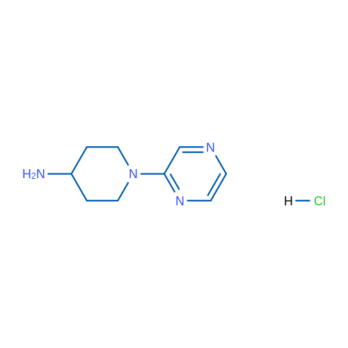 1-(Pyrazin-2-yl)piperidin-4-amine hydrochloride 1g