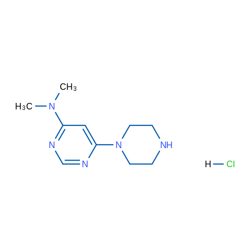 N,N-dimethyl-6-(piperazin-1-yl)pyrimidin-4-amine hydrochloride 1g