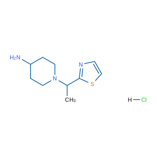 1-(1-(Thiazol-2-yl)ethyl)piperidin-4-amine hydrochloride 1g
