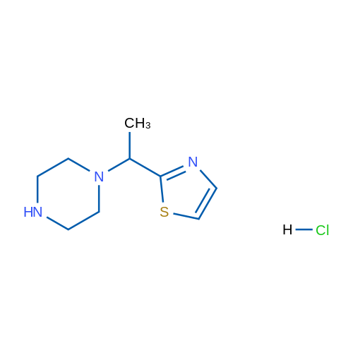 2-(1-(Piperazin-1-yl)ethyl)thiazole hydrochloride 1g
