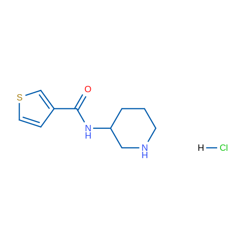 N-(Piperidin-3-yl)thiophene-3-carboxamide hydrochloride 1g
