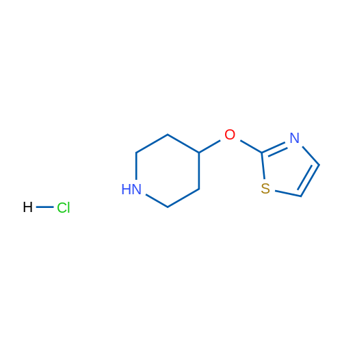 2-(Piperidin-4-yloxy)thiazole hydrochloride 1g