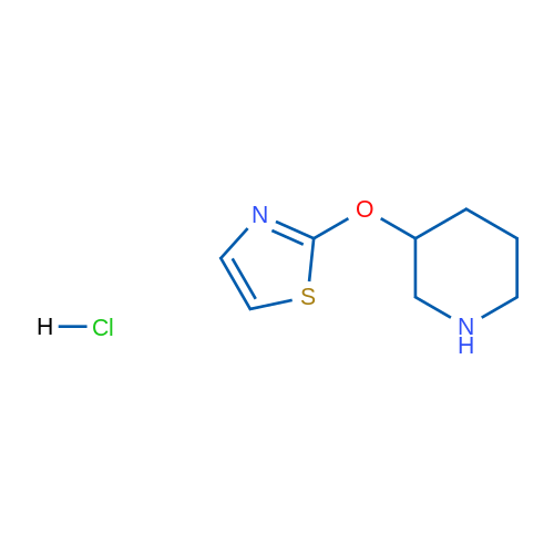 2-(Piperidin-3-yloxy)thiazole hydrochloride 1g