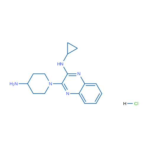 [3-(4-Amino-piperidin-1-yl)-quinoxalin-2-yl]-cyclopropyl-amine hydrochloride 1g