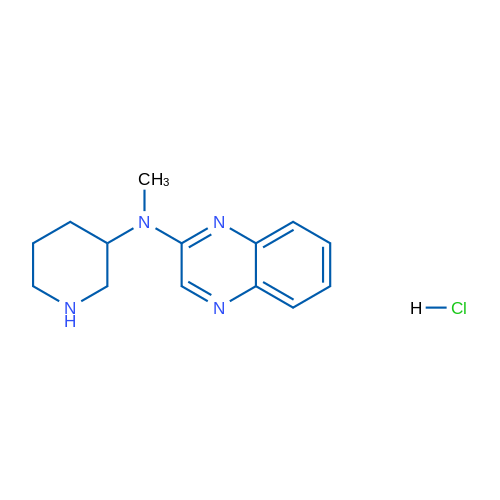 Piperidin-3-ylmethyl-quinoxalin-2-yl-amine hydrochloride 1g