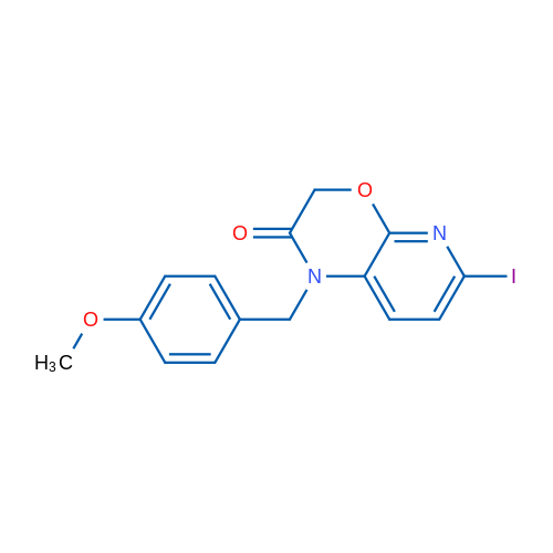 6-Iodo-1-(4-methoxybenzyl)-1H-pyrido[2,3-b][1,4]oxazin-2(3H)-one 250mg