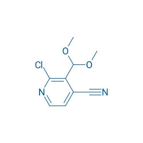 2-Chloro-3-(dimethoxymethyl)isonicotinonitrile 1g