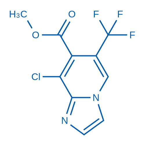 Methyl 8-chloro-6-(trifluoromethyl)imidazo[1,2-a]pyridine-7-carboxylate 1g