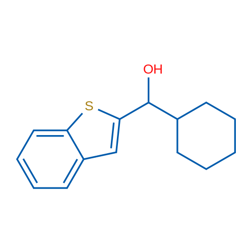 Benzo[b]thiophen-2-yl(cyclohexyl)methanol 1g