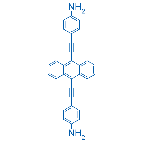 4,4'-(Anthracene-9,10-diylbis(ethyne-2,1-diyl))dianiline 250mg