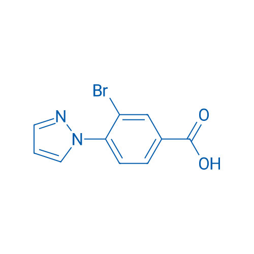 3-Bromo-4-(1H-pyrazol-1-yl)benzoic acid 5g