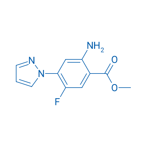 Methyl 2-amino-5-fluoro-4-(1H-pyrazol-1-yl)benzoate 5g