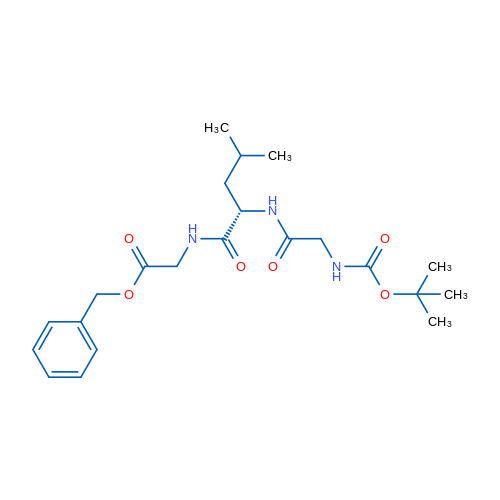 Benzyl 2-[(2S)-2-(2-{[(tert-butoxy)carbonyl]amino}acetamido)-4-methylpentanamido]acetate 5g
