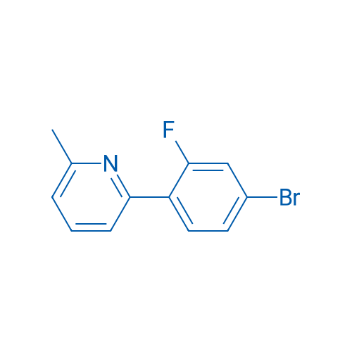 2-(4-Bromo-2-fluorophenyl)-6-methylpyridine 1g
