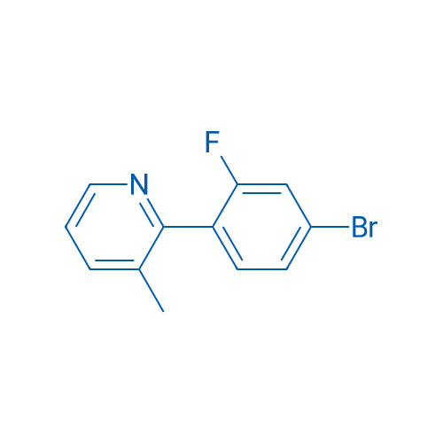 2-(4-Bromo-2-fluorophenyl)-3-methylpyridine 1g