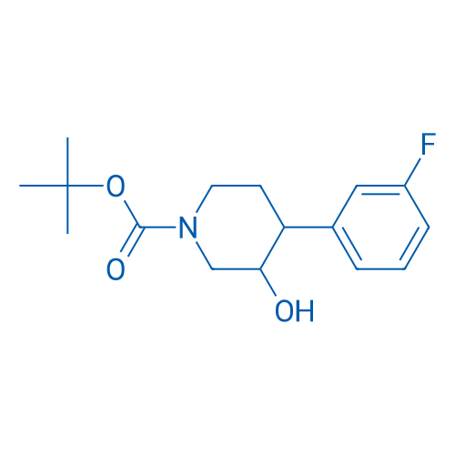 tert-Butyl 4-(3-fluorophenyl)-3-hydroxypiperidine-1-carboxylate 1g
